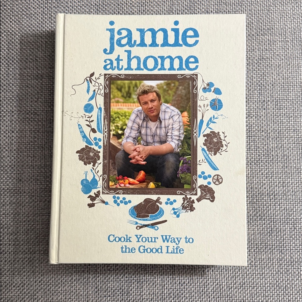 Hardcover ‘Jamie at Home’ Cookbook -  Author JAMIE OLIVER